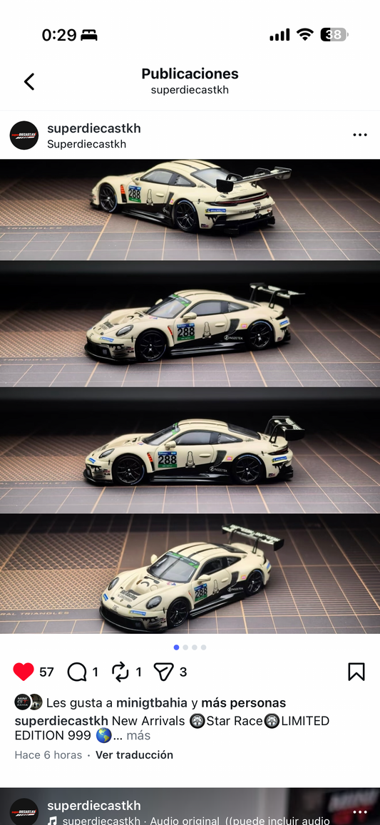 Porsche 911 GT3R. Limited Edition 007/999. STAR RACE.